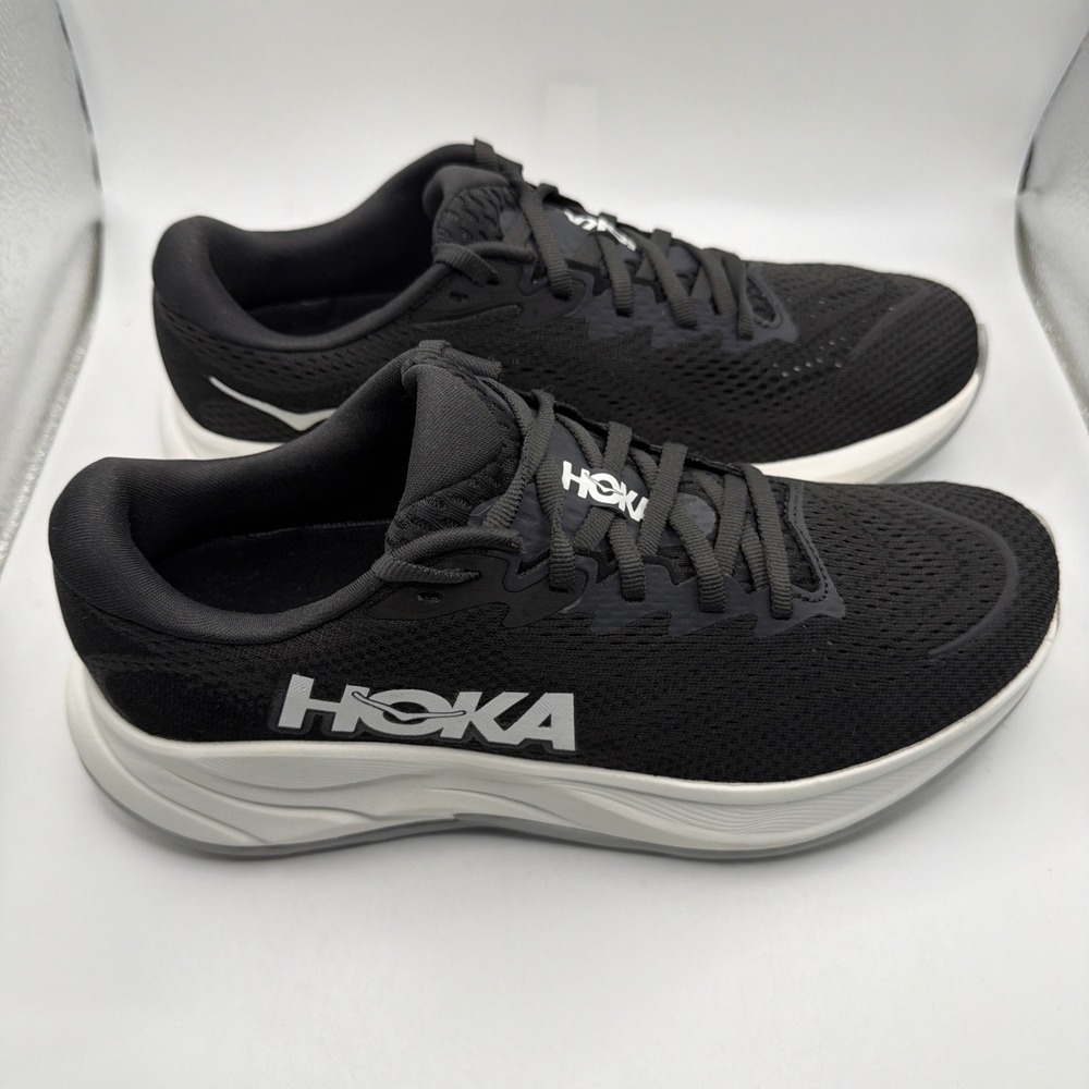 Hoka One One Rincon 4 women’s Size 9B Black White Running Shoes 1155131/BWHT - Picture 4 of 11